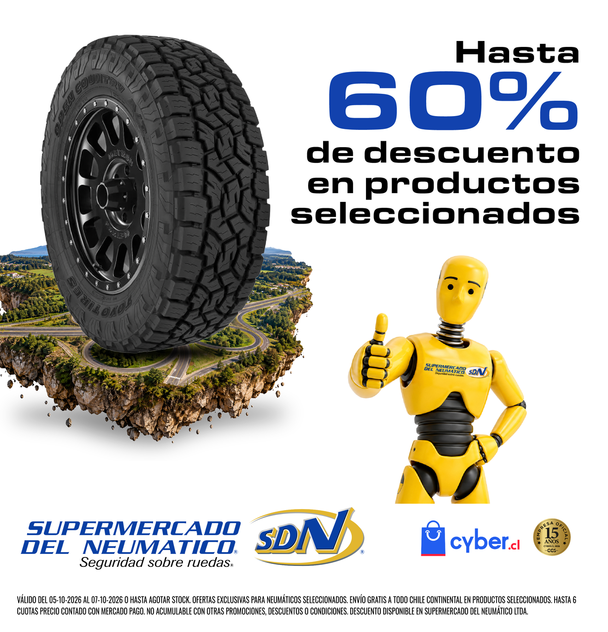Cyber: productos seleccionados con hasta 60% de descuento